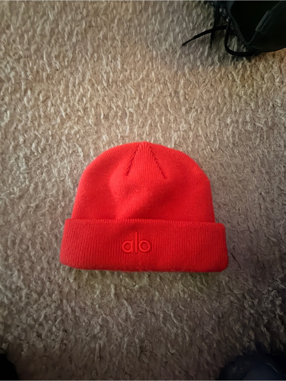 ALO Yoga Red Beanie Never Worn